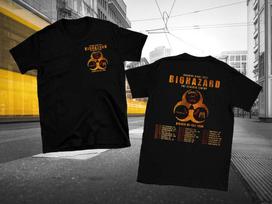 2 pusės Biologinės grėsmės juosta Padalinti mes krentame Turo 2025 marškinėliai Unisex S-5XL Unisex marškinėliai XXXXL
