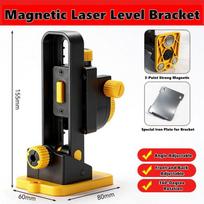 Fine-tuning Bracket Laser Level Holder ,360° Adjustable Powerful Magnetic Pivoting Base Leveling Wall Mount Bracket,