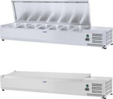 Royal Catering Šaldymo padėklas su plieniniu dangčiu 7x GN1/4 150 cm