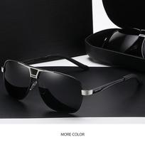 Fotochrominiai vyriški akiniai Vyriški poliarizuoti akiniai nuo saulės Vintažiniai vyriški akiniai nuo saulės vairavimui Uv400 Gafas De Sol pilka spalva