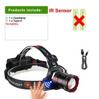 2026 LED Sensor Headlight Super Bright 1000M Headlamp Most Powerful Head Flashlight Waterproof Outdoor Fishing Lantern