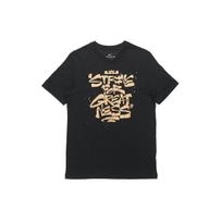 Nike Lebron Strive for Greatness Basketball Sports Printing Round Collar T-Shirt Men's Black DD0786-011 M