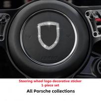 For Porsche Panamera Macan Cayman Taycan Cayenne911 918 718Air Vent Knob Diamond Decoration Crystal Interior Sticker Accessories