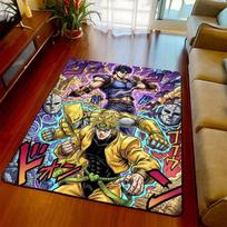 JoJo Bizarre Adventure Carpet Rug Soft Floor Mat Non Slip Area Rug Bedroom Living Room Home Decor -QJY 60x90cm