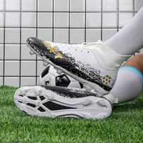Youth Football Shoes Outdoor Spike High Top Football Boots 35