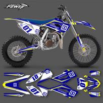 Powerzone For Husqvarna TC85 TC 2014 2015 2016 2017 85cc Custom Motorcycle Graphics Background Decals Stickers Kits