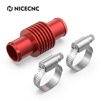 NICECNC Aluminum In Line Super Water Cooler For Honda TRX450R Yamaha Raptor 700 Banshee 350 Blaster 200 Suzuki Kawasaki Polaris raudona