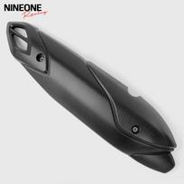 Exhaust Shield For YAMAHA Nmax155 Nmax125 Nmax 155 125 2020-2025 Modified Exhaust Pipe Heat Shield Protective Cover Accessories matinė juoda spalva