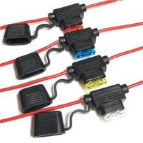 Automobilio Vandeniui Atsparus Saugiklių Laikiklio Lizdas TAP Adapteris Mikro/Mini/Standartinis ATM APM Su 30A Menteliniu Automobilio Auto Motociklo Motociklo Saugikliu