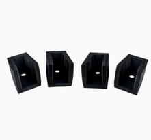 Durable Plastic Tool Holder 4Pcs, wall mount multi-hook rack for pneumatic tools in workshop and DIY areas