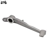 Black Rear Brake Pedal For Kawasaki Ninja ZX 10R 6R 2005 - 2008 ZX 636 ZX636 2005 - 2006 sidabras