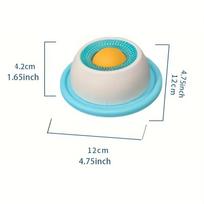Lick Toys For Dogs Interactive Dog Toys Slow Feeder Food Dispenser For Puppy Training Enrichment Cat Feeding Crate Accessory mėlyna