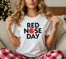 Red nose day 2026 T-shirt, Kids comic Relief Funny Shirt , Red Nose Day 5 L