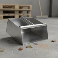 Garbage Dust Pan RustResistant Heavy Duty Stainless Steel Ladle Large Capacity Metal Dustpan for