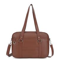 PU Leather JK Uniform Bag Korean Style Computer Bag Portable Preppy Style Shoulder Bag  Streetwear ruda