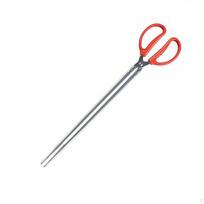 Long Handle Trash Picker AntiRust Stainless Steel Tongs Grabber Tool for Gardeners, Elderly,