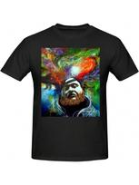 Action Music And  unisex's Comfortable Short Sleeve Shirt Round Neck Cotton Fashion T-Shirt Black3 S įvairiaspalvis