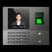 Deli Smart Face & Fingerprint Time Clock CN plug (adapter included)