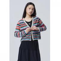 Benetton Multi Stripe Cardigan Bakc50631mu MU (multi)/OS