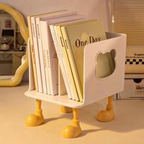 Easy to Install Layered Book Shelf Efficient Student Storage Rack Desktop Book Stand  Home Decor Style 2