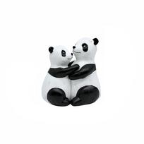 Resin Panda Couple Figurine Embracing Statue Animal Sculpture Home Decor Living Room Ornament Garden Decoration Gift one size