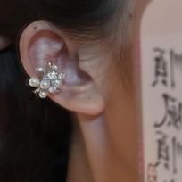 Exquisite Zircon Pearl Arc Earrings - 2026 New Style, Light Luxury, High-End Stud Accessories for Women