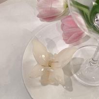 1pc Korean Super Fairy Transparent Jelly Butterfly Grip Clip New Japanese Sweet Hair Clip Shark Clip Hair Accessories