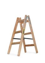 Medinės dažymo kopėčios, dvipusės, 2x3 pakopų, DRABEST, 150 kg