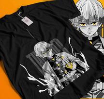 Zenitsu T-Shirt Demon Slayer Kimetsu No Yaiba Tshirt Nezuko Tanjiro Anime 550 2XL