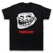Men's T-shirt TROLLFACE MEME RAGE COMIC FUNNY TROLL JOKE INTERNET Men Womens Kids T-Shirt TEE Shirt for Youth Middle-age Old Age S juoda