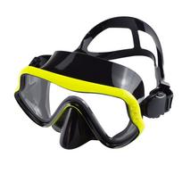Nardymo kaukė plaukimo akiniai Scuba Snorkel Silikoninis sijonas grūdintas stiklas, panoraminis HD, skirtas suaugusiems jaunimui nuo rūko su nosies dangteliu CHINA
