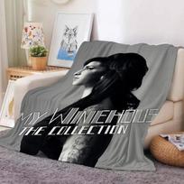 Famous Music Singer Amy W-winehouse Blanket Warm And Soft Suitable For Bedroom Living Room Sofa Bed Office Travel Camping 30x40in