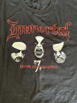 Immortal Band Music On Stage Black T-Shirt Cotton All Size Unisex T-Shirt L