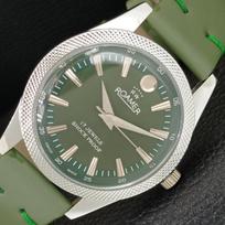 VINTAGE HAND-WINDING SWISS MENS REFURBISHED GREEN COLOR DIAL WATCH a707141-1