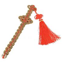 2025+ China Coin Mascot Feng Shui Brass Coin Ornaments Home Furnishing Decorations Copper Ornaments for Protection 28cm China Mainland