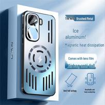 Ice Aluminum Magnetic Vivo IQOO Neo 10/10 Pro Case with Mirror and Heat Dissipation iQOO Neo10 Pro