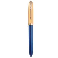 JINHAO 85 Classic Style All Steel/Wood/Plastic Fountain Pen 0.38mm 0.7mm Nib Ink Pens School Office Supplies Students Stationery (Blue,0.38mm(Hooded Nib)) mėlyna