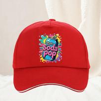 Soda Pop Anime Printed Baseball Cap Unisex Women Adjustable Casual Outdoor Streetwear Sports Hat Snapback Adjustable