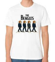 The Beagles Funny Dog Music Band Beetles Parody Beagle T-Shirt Dog Lover Tee S įvairiaspalvis