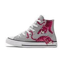 Converse Chuck Taylor All Star 'Gray Rose Red' Kids' 671613C EU 35.5