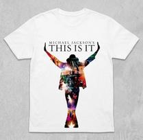 2026 Summer New Michael Jackson Movie Tshirt Rock High Street Unisex Women Pure Cotton Gothic Tees Portrait Loose Casual Y2k Shirt L