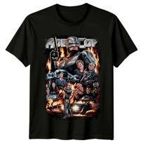 RoboCop (1987 m) Filmo plakato įkvėpti marškinėliai Retro 80-ųjų T-shirt 2XL