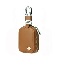 1PC Universal Leather Protective Case For Airpods Pro 3 2 1 Cover Bluetooth Earphone Storage Bag šviesiai ruda spalva