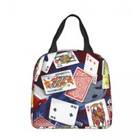 Balatro Game Card Joker Insulated Lunch Bags Large Reusable Thermal Bag Lunch Box Tote Beach Picnic Food Bag One Size