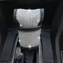 Universal Car-styling Soft Auto Accessories Set Seat Belt Cover Shift Knob Cover Handbrake Cover shift knob cover