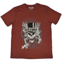 Guns N' Roses Unisex T-Shirt: Faded Skull (Small) M