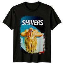 Šaltis (1975 m) Filmo plakato įkvėpti marškinėliai Retro marškinėliai Unisex M