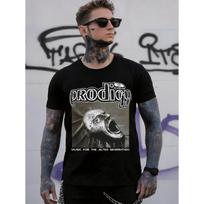 Official The Prodigy Band Graphic Tee - Heavyweight Vintage MM1085 Retro T-Shirt, Unisex S-5XL Sizes, Black with Iconic Band Logo &  Music for the S juoda