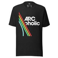 ARC Raiders Striped Shirt ARC Oholic Game Shirt, Arc Survival Evolved, ARC Raiders, Gifts for Gamer, Vintage Game Lovers Tee S juoda