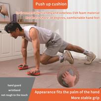 Multi-Functional Fitness Hand Grips - Ergonomic Push-Up Sliders & Crawling Pads, Non-Slip Lightweight Exercise Gliders For Core A